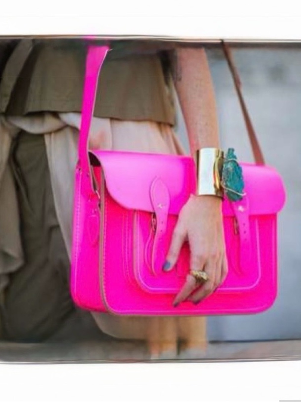 The Cambridge Satchel Company Pink Crossbody Bag OS - Picture 16 of 16